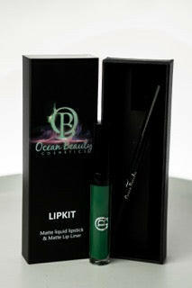 Discover Ocean Beauty Cosmetics Yeah Lipkit, a stunning duo that enhances your natural beauty. This lip kit includes a vibrant lipstick and a matching lip liner, offering a perfect combination for creating flawless and long-lasting lip looks. With high-quality pigments, this lip duo provides a rich and luscious color payoff that's ideal for any occasion. Alt Text: Image: Ocean Beauty Cosmetics Shyree Lipkit with Matching Lip Liner - A vibrant lipstick and lip liner duo for stunning lip looks.