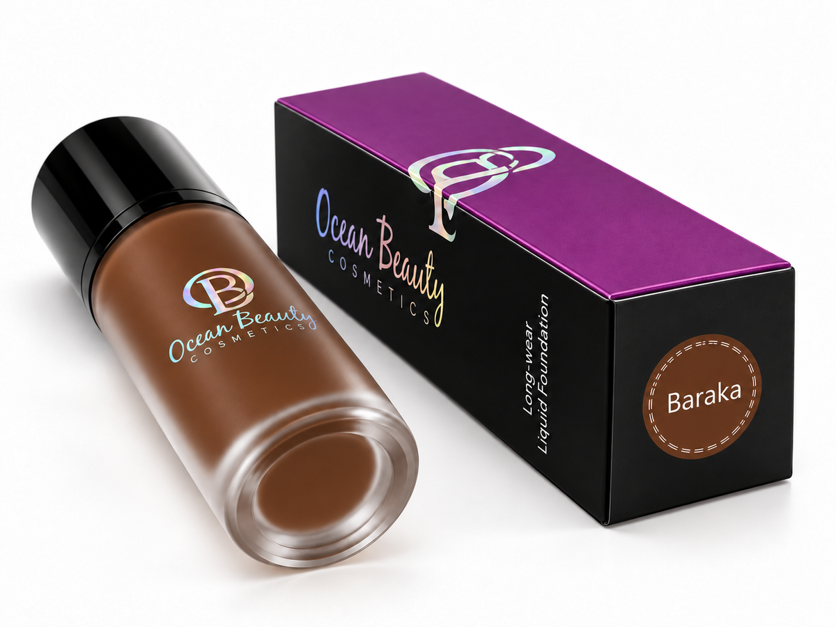 "Baraka" Oil Free Soft Matte Liquid Hydrating Foundation (Last 24 Hours)