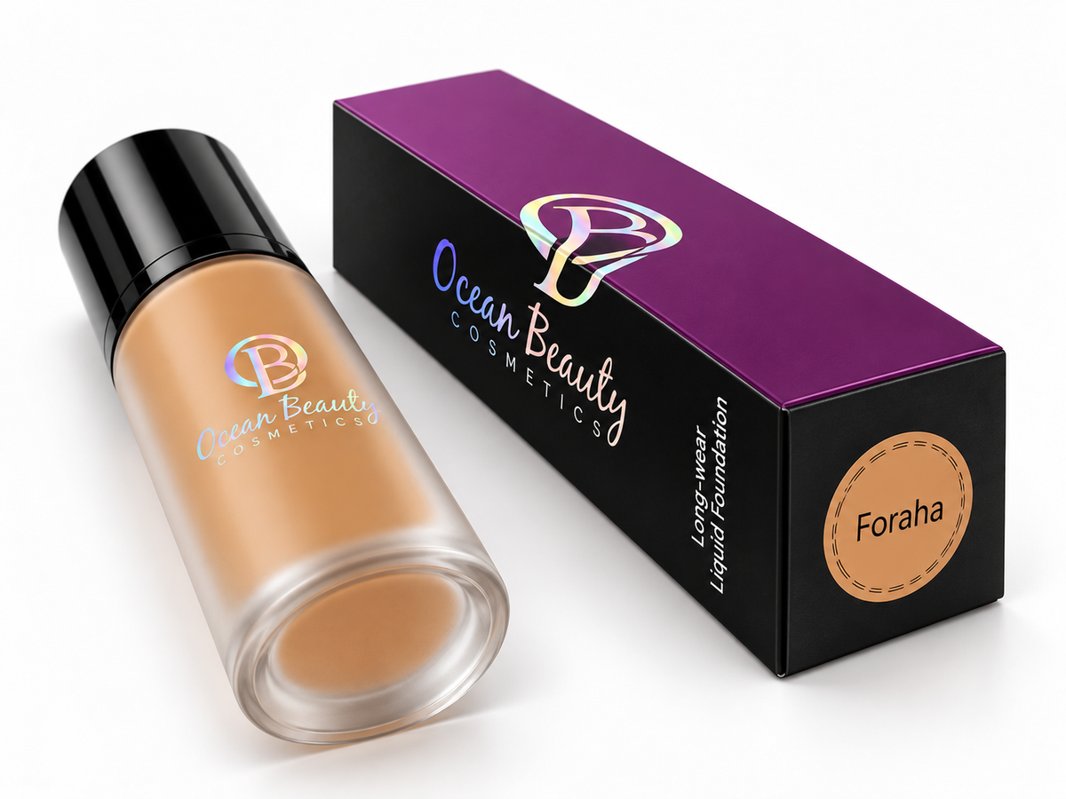 "Foraha" Oil Free Soft Matte Liquid Hydrating Foundation (Last 24 Hours)
