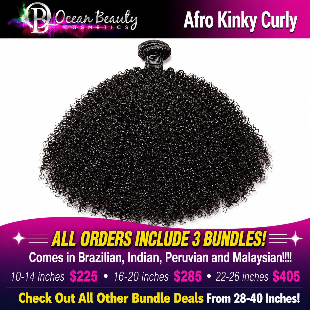 Ocean Beauty's Hair Bundle Collections