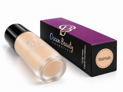 "Mahtab" Oil Free Soft Matte Liquid Hydrating Foundation (Last 24 Hours)
