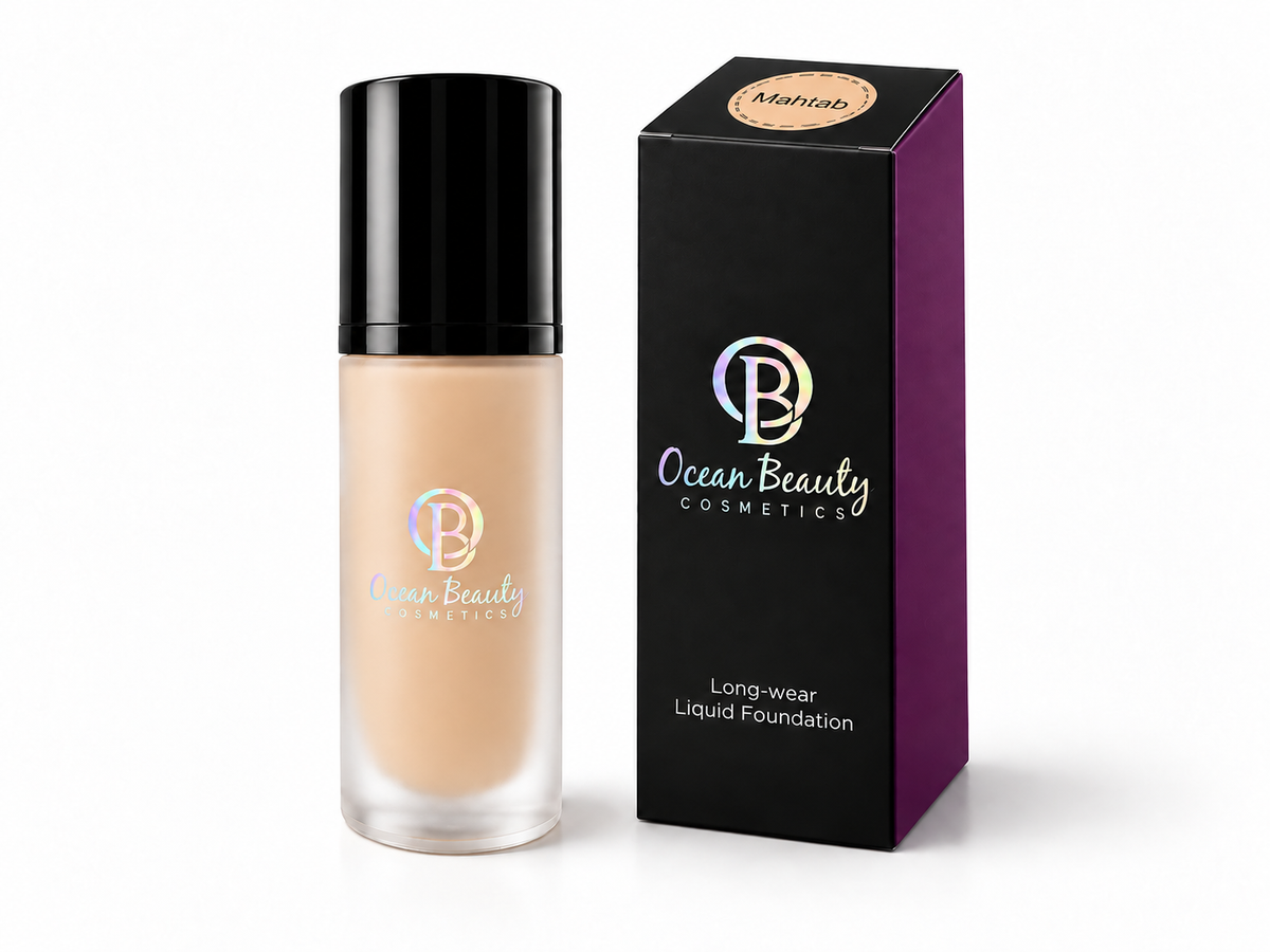 "Mahtab" Oil Free Soft Matte Liquid Hydrating Foundation (Last 24 Hours)