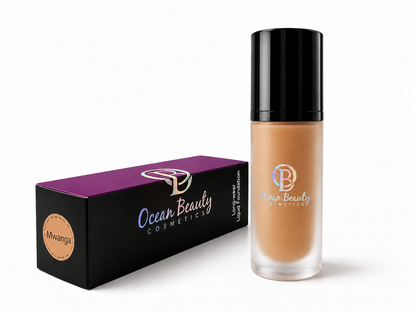 "Mwanga" Liquid Hydrating Foundation Oil-Free Soft Matte (Lasts 24 Hours)