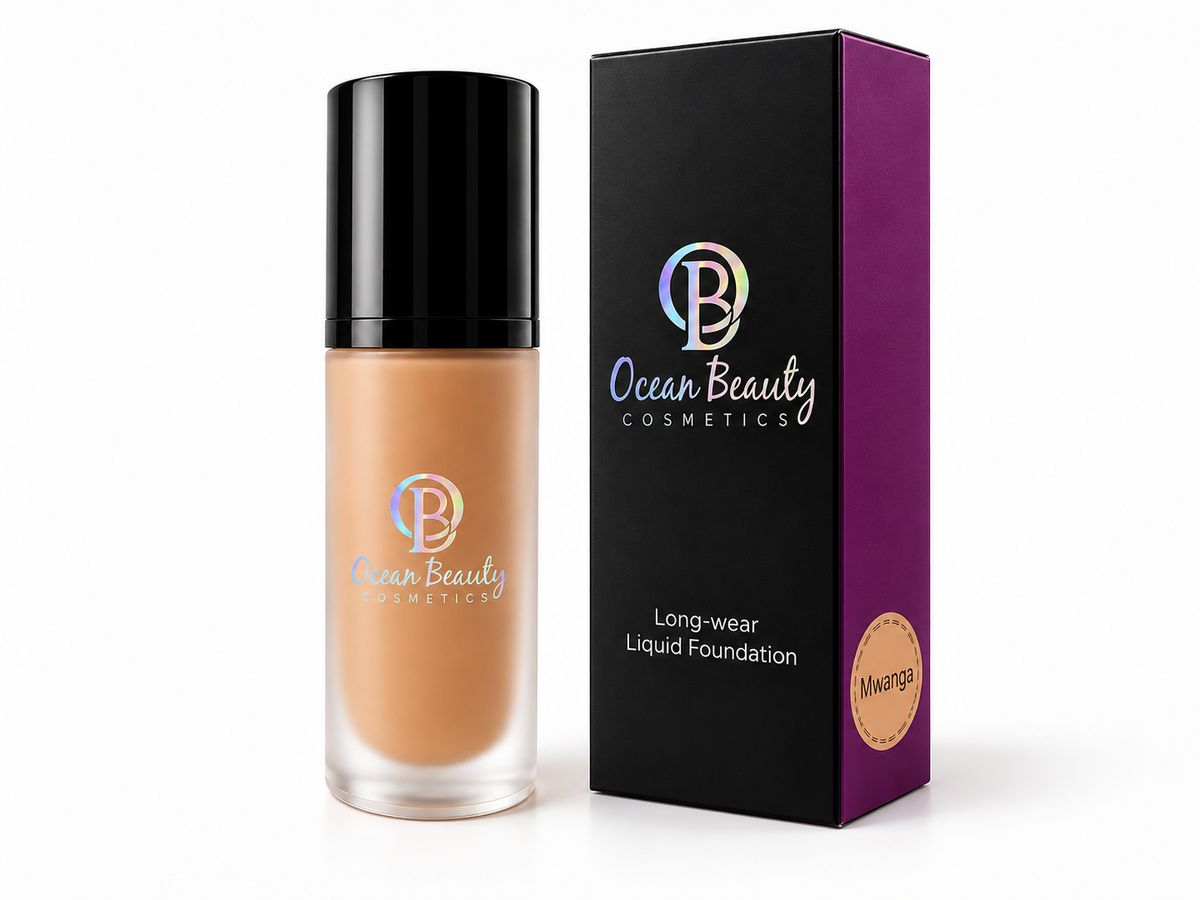 "Mwanga" Liquid Hydrating Foundation Oil-Free Soft Matte (Lasts 24 Hours)