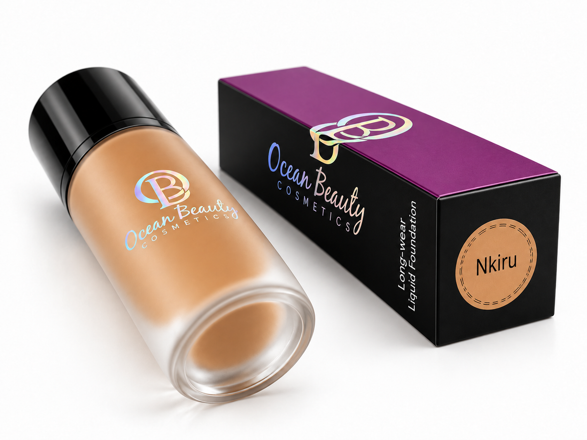 "Nkiru" Oil Free Soft Matte Liquid Hydrating Foundation (Last 24 Hours)