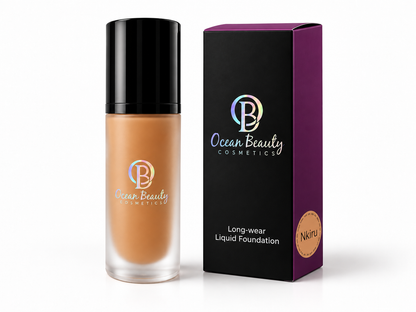 "Nkiru" Oil Free Soft Matte Liquid Hydrating Foundation (Last 24 Hours)