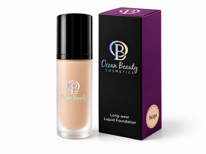 "Noga" Oil Free Soft Matte Liquid Hydrating Foundation (Last 24 Hours)