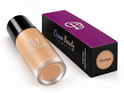 "Nonye" Liquid Hydrating Foundation Oil-Free Soft Matte (Lasts 24 Hours)