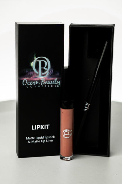 Discover Ocean Beauty Cosmetics Yeah Lipkit, a stunning duo that enhances your natural beauty. This lip kit includes a vibrant lipstick and a matching lip liner, offering a perfect combination for creating flawless and long-lasting lip looks. With high-quality pigments, this lip duo provides a rich and luscious color payoff that's ideal for any occasion. Alt Text: Image: Ocean Beauty Cosmetics Remyy Lipkit with Matching Lip Liner - A vibrant lipstick and lip liner duo for stunning lip looks.