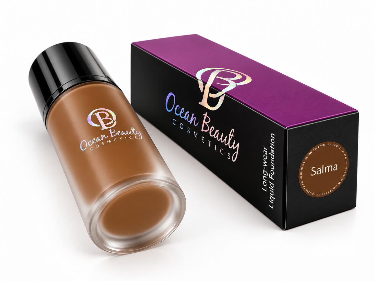 "Salma" Oil Free Soft Matte Liquid Hydrating Foundation (Last 24 Hours)
