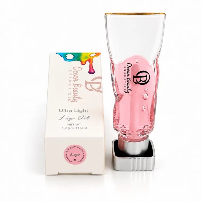 Sugar Ultra Light Lip Oil bottle and packaging