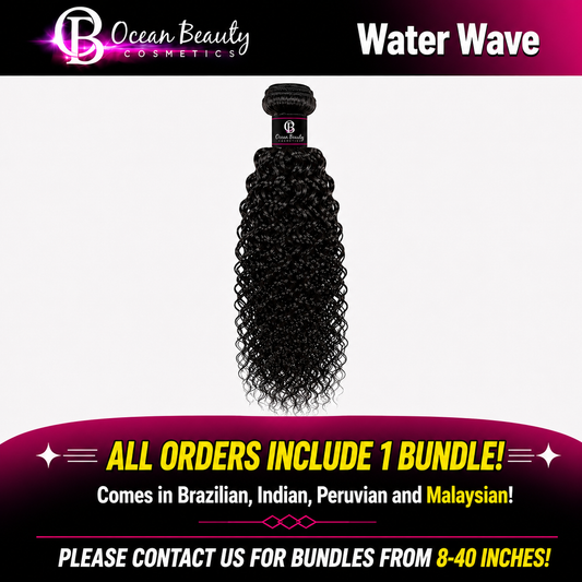 Water Wave Virgin Human Hair Bundle by Ocean Beauty Cosmetics