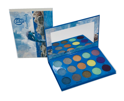 Ocean Beauty Cosmetics Dolphy original product photo on white background, palette with packaging