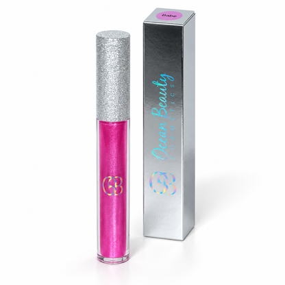 Ocean Beauty Strobe Lip Gloss in Babe, elevated view