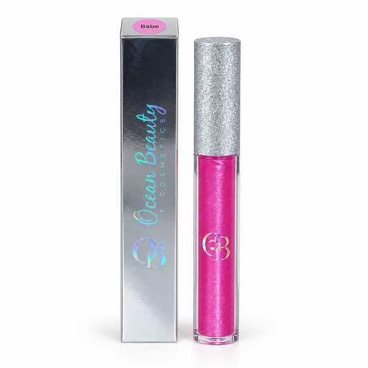 Ocean Beauty Strobe Lip Gloss in Babe, front view