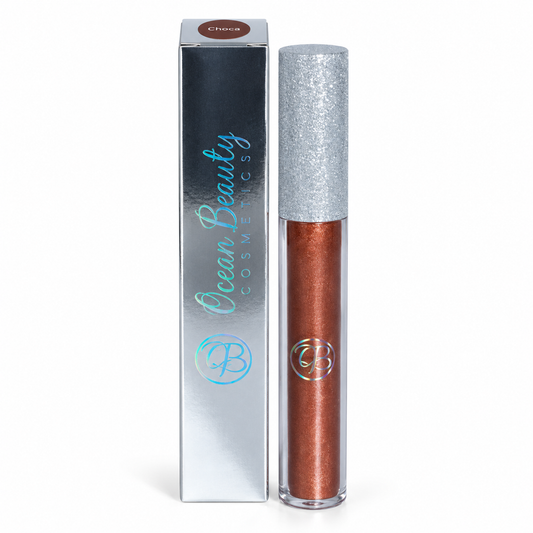Ocean Beauty Strobe Lip Gloss in Choca, front view