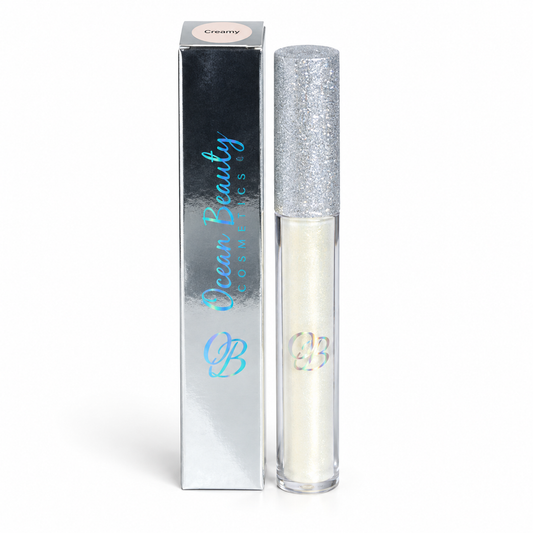 Ocean Beauty Strobe Lip Gloss in Cremy, front view
