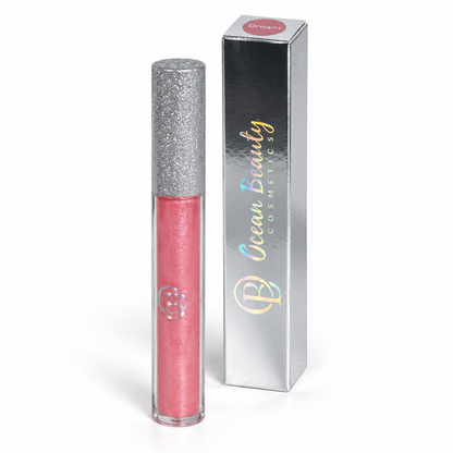 Ocean Beauty Strobe Lip Gloss in Dream, elevated view