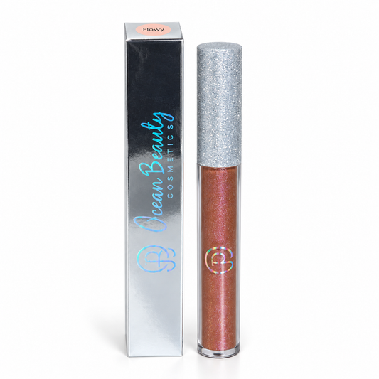 Ocean Beauty Strobe Lip Gloss in Flowy, front view